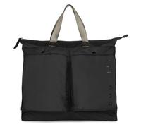 bugatti Legere Shopper für Herren, leichte Schultertasche aus Rip-Stop-Polyester in schwarz