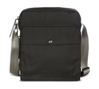 bugatti Legere Umhängetasche Herren, leichte Crossbody-Tasche aus Rip-Stop-Polyester, schwarz
