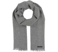 bugatti leichter Sommerschal mit Boxkaro - 90 x 180 cm - Herrenstola in Baumwoll-Leinen-Mischung