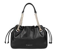 Bugatti Fashion Schultertasche Leni Damen 32 cm Kunstleder Kettenhenkel Schwarz