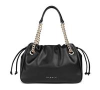 Bugatti Fashion Schultertasche Leni Damen 32 cm Kunstleder Kettenhenkel Schwarz