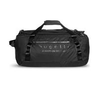 bugatti Letter's 2-in-1 Reisetasche, Weekender & Rucksack aus Rip-Stop-Polyester, schwarz