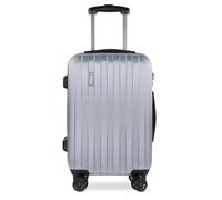 bugatti Lima Hartschalenkoffer 58x38x23,5 cm, 33,8L, 4-Rollen mit TSA-Schloss, Silber