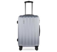 bugatti Lima Hartschalenkoffer Gr. M Ultraleicht, 360°Doppelrollen, Silber | TSA-Zahlenschloss, Super-Silent-Leichtlaufrollen