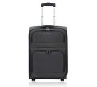 bugatti Lima Trolley 52cm, Weichgepäck Koffer in schwarz, Kleiner Koffer leicht