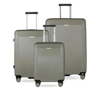 bugatti Linea 4 Rollen Kofferset 3-teilig oliv