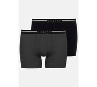 BUGATTI Long Pants 2er Pack schwarz-dunkel-melange - 8