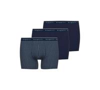 bugatti Trunks Herren Baumwolle blau gemustert, 7 (XL)