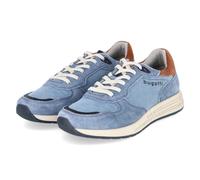Bugatti Low Sneaker - Gr. 40 - Blau - Leder & Textil