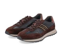 Bugatti Herren Sneaker Mid-Top 332AWC031410-6111 Leder Weite Normal Dunkelbraun/Dunkelgrau 43