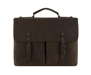 bugatti Luca Aktentaschen Messenger Leder 39 cm Laptopfach braun