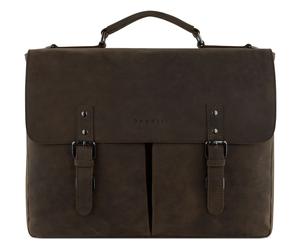 bugatti Luca Briefcase With Flap Brown