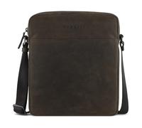 bugatti Luca kleine Schultertasche aus echtem Leder, Cross-Body Umhängetasche in braun