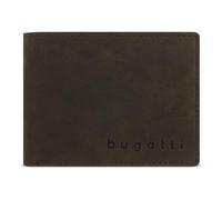 Geldbörse BUGATTI "LUCA", Herren, braun, Leder, unifarben, Kleinlederwaren, echt Leder (72984301-0) braun