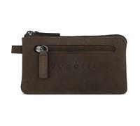 bugatti Luca Schlüsseletui aus Leder mit 2 Schlüsselringen - Schlüsselmäppchen in edler Geschenkbox - Braun