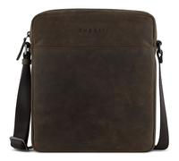 bugatti Luca kleine Schultertasche aus echtem Leder, Cross-Body Umhängetasche in braun