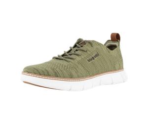 Bugatti M Lace-up Textile green für Herren, grün, Größe 45 EU
