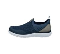 Bugatti Fashion Herren-Slipper 321-ASE61 – Memory Foam, herausnehmbare Einlegesohlen – Blau/Grau 45