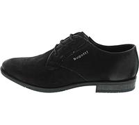 Bugatti Businessschuhe Nubukleder Schwarz