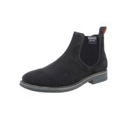 bugatti Chelsea Boots Herren Velours blau, 42