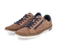 Sneaker BUGATTI, Herren, Gr. 43, cognac, Lederimitat, Schuhe Sneaker, Halbschuh, Freizeitschuh mit praktischem Reißverschluss (52325468-43) cognac