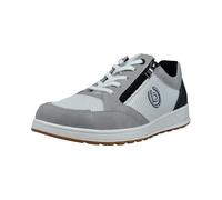 bugatti man-Herren - Derbies, Oxfords & Mönchsschuhe-331-AFB05, White/Light Grey, 41
