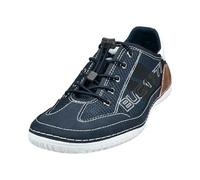 bugatti man Herren Low-Top Sneaker, Männer Schnürer, Wechselfußbett,Men,Halbschuhe,straßenschuhe,Strassenschuhe,Dark Blue (4100),46 EU/EU UK