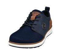 bugatti man Herren Low-Top Sneaker, Männer Sneaker, Wechselfußbett,Freizeit,leger,schnürschuhe,schnürer,Business,Men,Dark Blue (4100),46 EU/EU UK