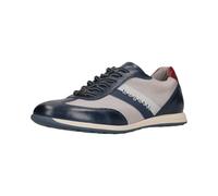 bugatti man Herren Low-Top Sneaker, Männer Sneaker, Wechselfußbett,Freizeitschuhe,Turnschuhe,Laufschuhe,Freizeit,Blue/ligt Grey (4012),46 EU/EU UK
