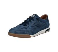 Bugatti Sneaker bugatti man – Herren Low-Top, Lederimitat, Wechselfußbett, Blau, Gr. 44