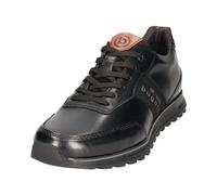 bugatti man Herren Low-Top Sneaker, Männer Sneaker, Wechselfußbett,Men,Halbschuhe,straßenschuhe,Strassenschuhe,Turnschuhe,Black (1000),43 EU/EU UK