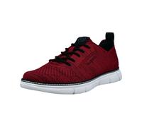 bugatti man Herren Low-Top Sneaker, Männer Sneaker, Wechselfußbett,schnürschuhe,schnürer,Business,maennlich,Men's,leger,red (3000),43 EU/EU UK