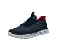 bugatti man Herren Low-Top Sneaker, Männer Sneaker, Wechselfußbett,Strassenschuhe,Sportschuhe,Freizeitschuhe,Turnschuhe,Blue (4100),41 EU/EU UK