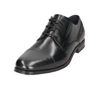 Bugatti Leder-Schnürschuhe in Schwarz - 32% | Größe 45 | Herren Schnuerschuhe