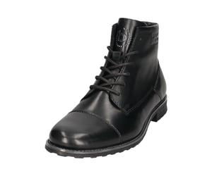 bugatti man Herren Schnürstiefeletten, Männer Lace-up Boots,Stiefel,Bootee,Booties,halbstiefel,Kurzstiefel,Freizeit,schwarz (1000),44 EU/EU UK