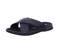 bugatti man Herren Slipper, Männer Slipper, Mokassins,Freizeit,leger,Slip-ons,freitzeitschuhe,offener einschlupf,maennlich,Black (1000),44 EU/EU UK