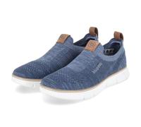 Slip-On Sneaker BUGATTI, Herren, Gr. 42, blau, Textil, meliert, Schuhe, Sock-Sneaker, Slipper, Freizeitschuh zum Schlupfen (39630152-42) blau