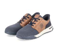 bugatti man-Herren - Sneakers-321-AWP02, Cognac/Dark Blue, 42