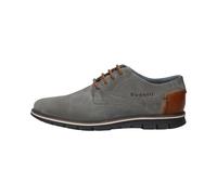 Bugatti Businessschuhe Veloursleder Grau - 40
