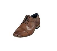bugatti man Herren sportliche Schnürer, Männer Schnürhalbschuhe,lace-up Shoes,Low-tie,Schnuerschuhe,Schnuerer,Schnuerung,Cognac (6300),45 EU/EU UK