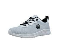 Slip-On Sneaker BUGATTI, Damen, Gr. 46, weiß, Lederimitat, Textil, Schuhe, Freizeitschuh, Halbschuh, Slipper mit elastischen Schnürsenkeln (36130313-46) weiß