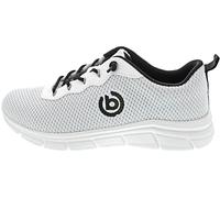 Slip-On Sneaker BUGATTI, Damen, Gr. 41, weiß, Lederimitat, Textil, Schuhe, Freizeitschuh, Halbschuh, Slipper mit elastischen Schnürsenkeln (36130313-41) weiß
