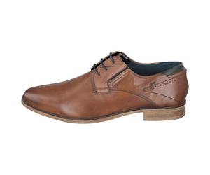 Bugatti Man Herrenschuhe Elegante Schnürer cognac cognac - Gr. - 42