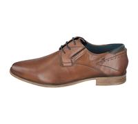 Bugatti Man Herrenschuhe Elegante Schnürer cognac cognac - Gr. - 47