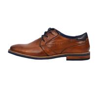 Bugatti Man Herrenschuhe Elegante Schnürer cognac / dark blue cognac / dark blue - Gr. - 43