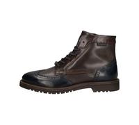 bugatti Schnürboots Herren Glattleder schwarz, 45 (10.5)