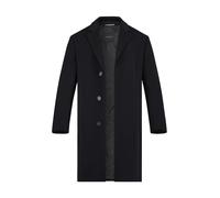 bugatti Mantel Herren Reverskragen schwarz, 48 (S)
