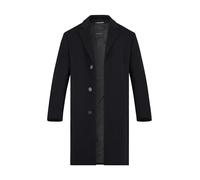 bugatti Mantel Herren Reverskragen schwarz, 56 (XXL)