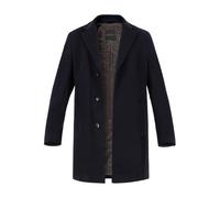 bugatti Mantel Herren Reverskragen Wolle blau, 54 (XL)