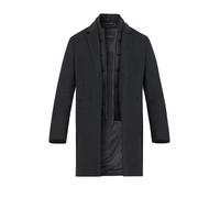 bugatti Mäntel Herren Reverskragen Wolle schwarz, 50 (M)